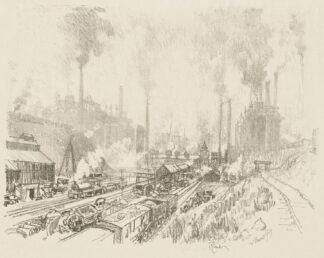 In the Land of Iron and Steel by Joseph Pennell