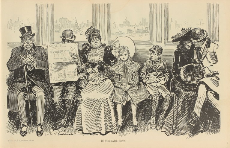 In the same boat by Charles Dana Gibson