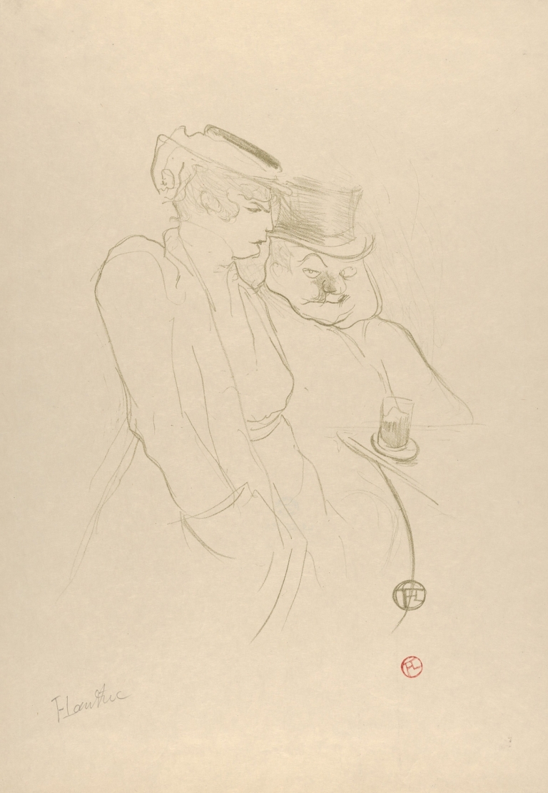 In Their Forties by Henri de Toulouse-Lautrec