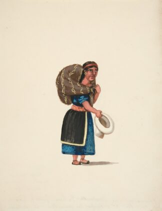 Indian Woman Going to Market by Francisco Fierro