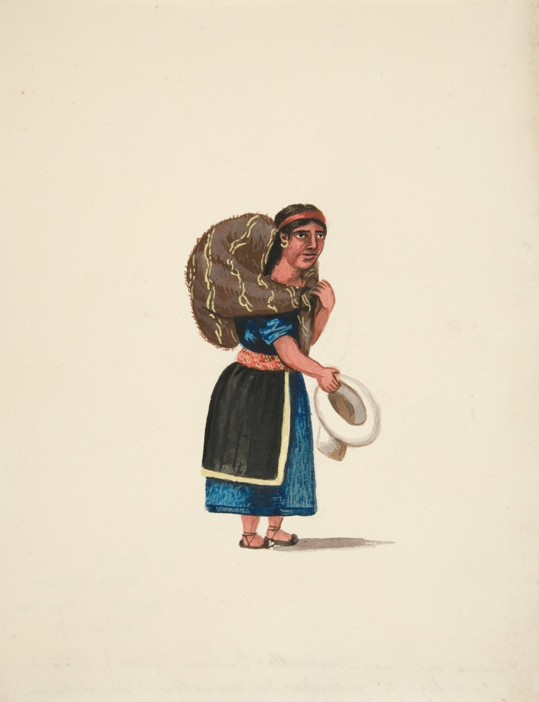 Indian Woman Going to Market by Francisco Fierro