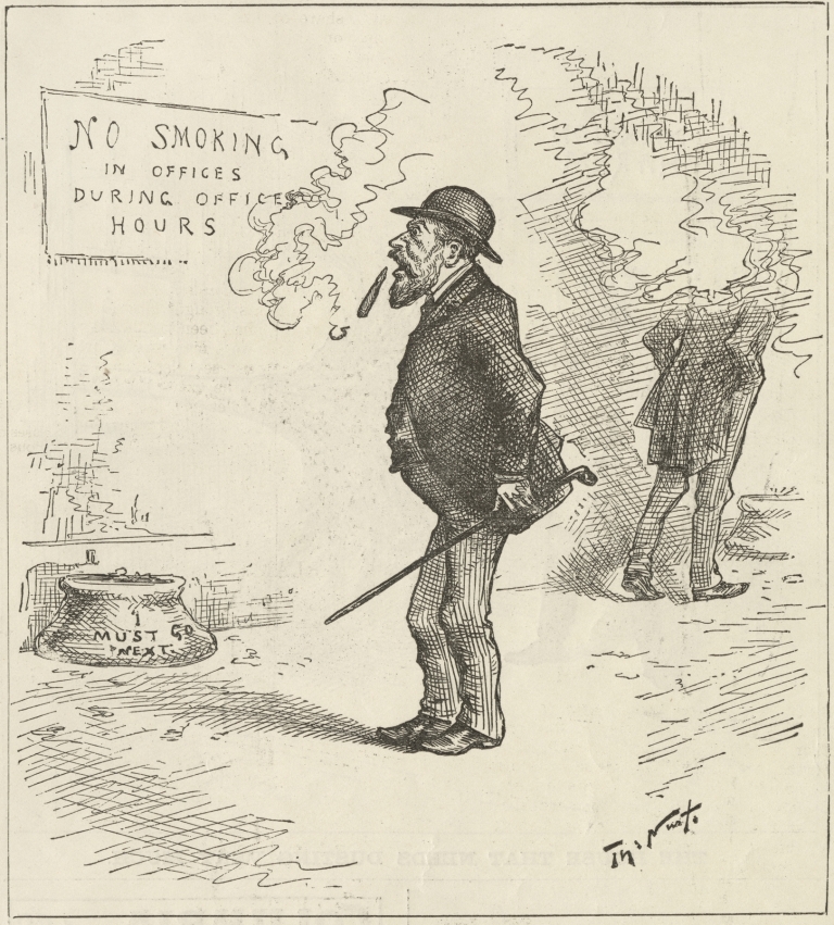 Inspecting the kitchen by Thomas Nast