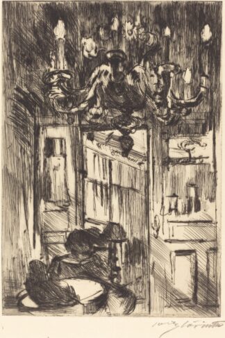 Interior by Lovis Corinth