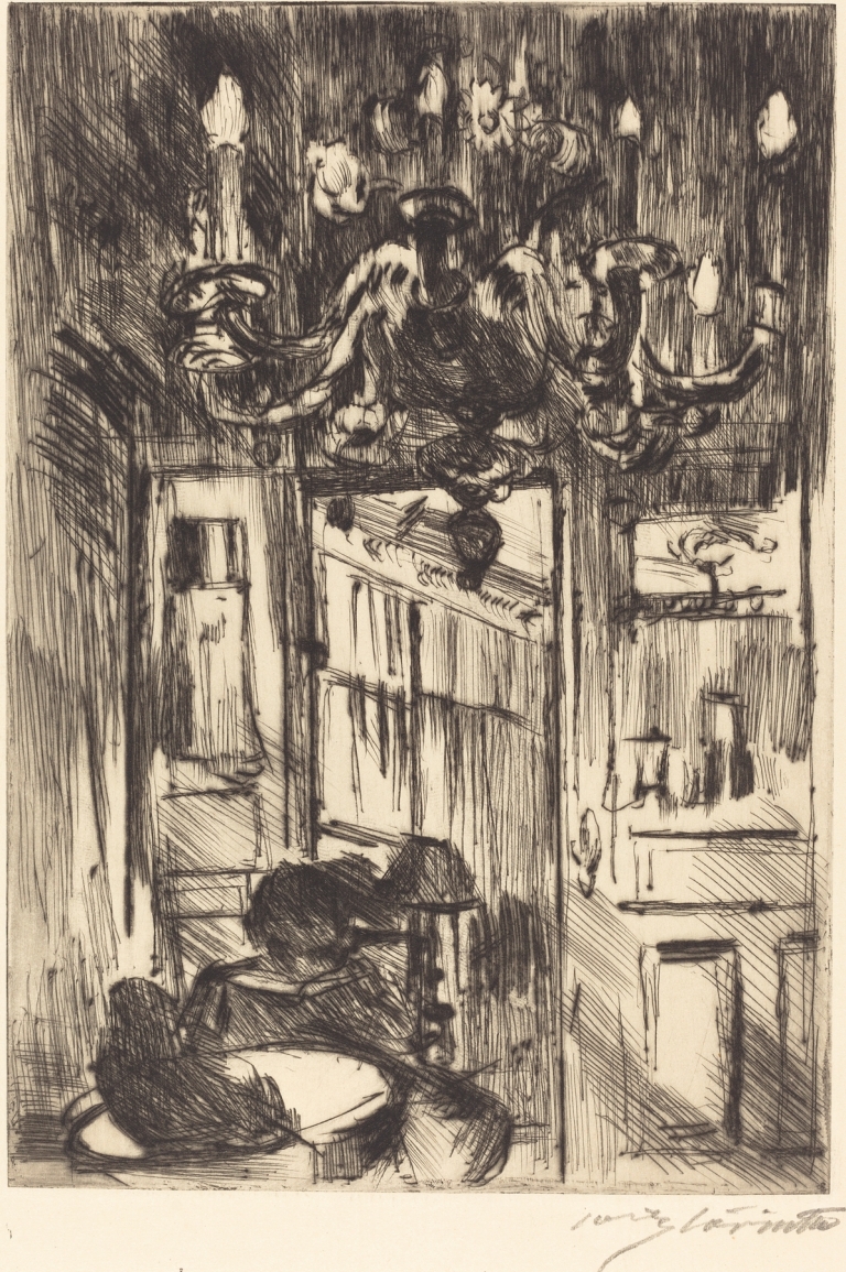 Interior by Lovis Corinth