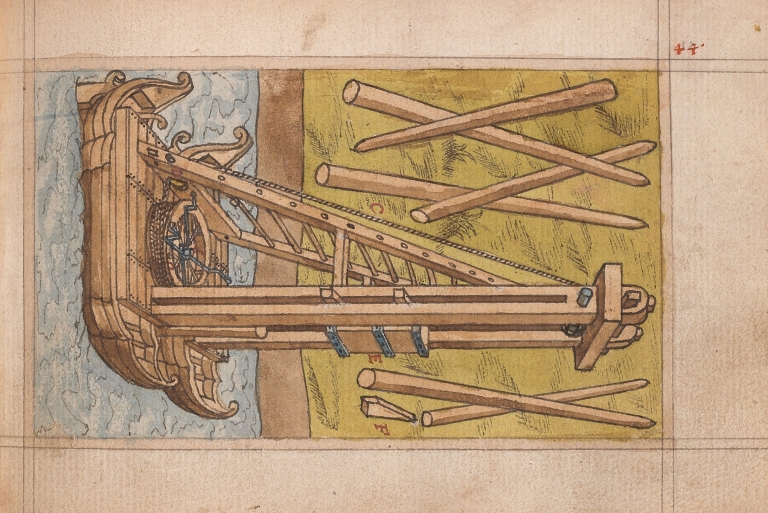 Inventions of military machines and other devices Pl.43 by Ralph Rabbards