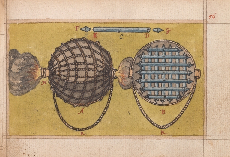 Inventions of military machines and other devices Pl.55 by Ralph Rabbards