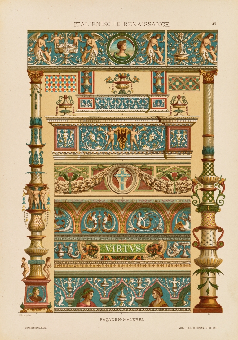 Italienische Renaissance – Facaden-Malerei by Heinrich Dolmetsch