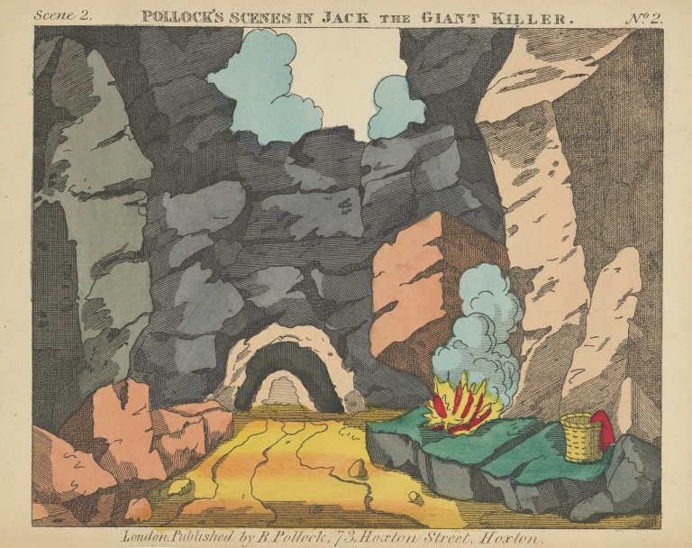 Jack and the Giant Killer, Scenes for a Toy Theater Pl.02 by Benjamin Pollock