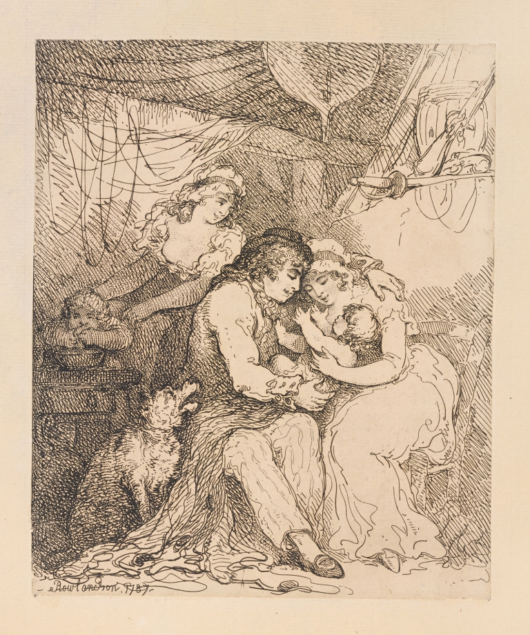Jack at home. by Thomas Rowlandson