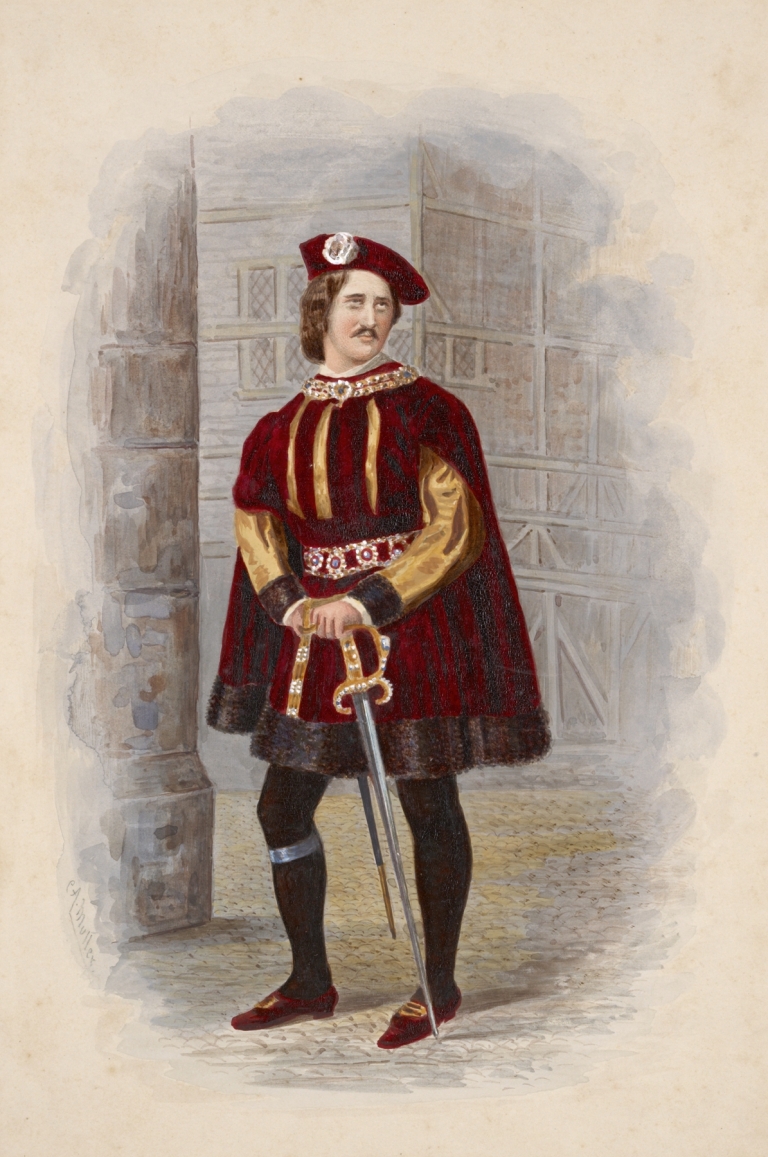 James William Wallack by Conrad A. Müller