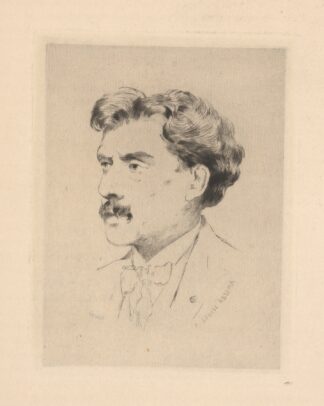 Jean Alexandre Joseph Falguiere by Louise Abbéma