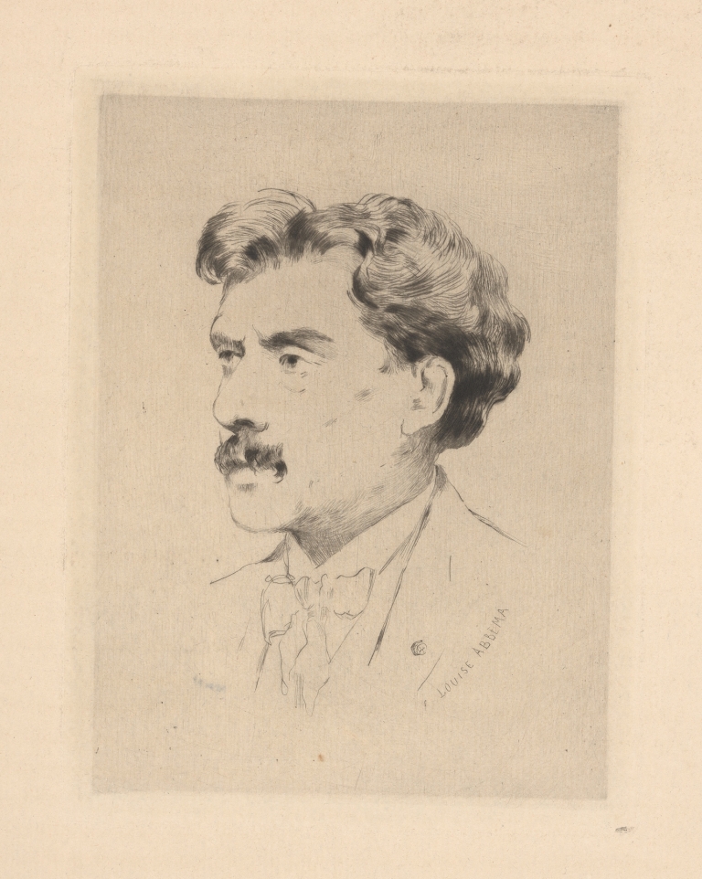 Jean Alexandre Joseph Falguiere by Louise Abbéma