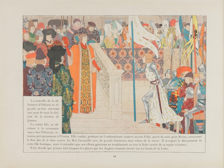 Jeanne d’Arc Pl.21 by Louis Maurice Boutet de Monvel
