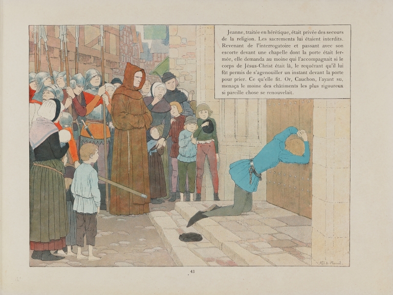 Jeanne d’Arc Pl.40 by Louis Maurice Boutet de Monvel