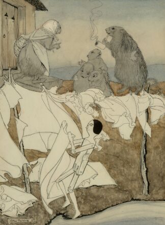 Jensina Proves a Born Housewife by Arthur Rackham