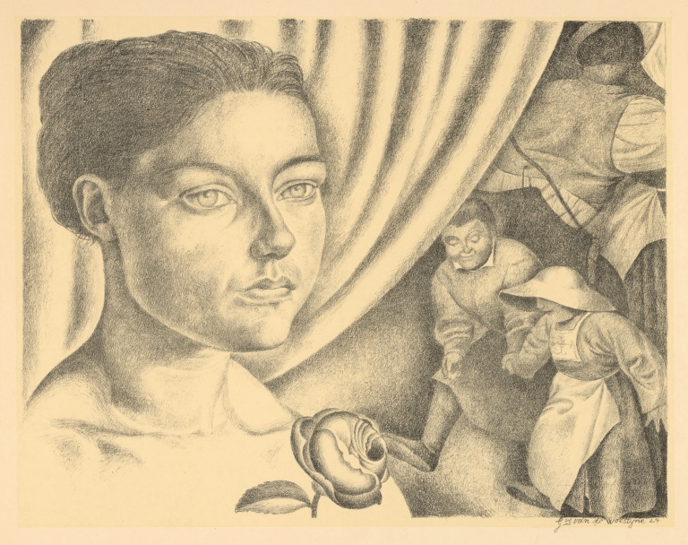 Jeune Femme by Gustave Van de Woestijne