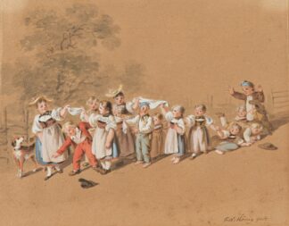 Jeux d’enfants bernois. La Polonaise by Franz Niklaus König
