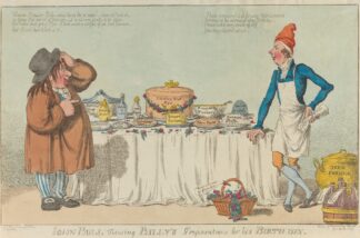 John Bull Viewing Billy’s Preparations for His Birthday by Charles Williams