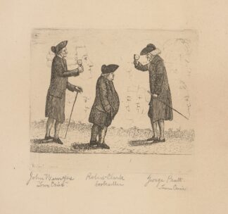 John Wemyss, Robert Clerk, George Pratt by John Kay