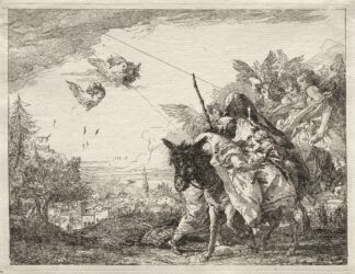Joseph Pausing to Gaze at the Infant Christ by Giovanni Domenico Tiepolo