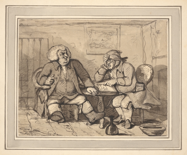 Journey of Dr. Johnson and James Boswell to Scotland Pl.06 by Samuel Collings