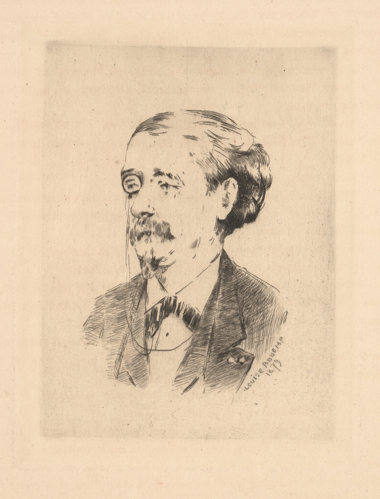 Jules Claretie by Louise Abbéma