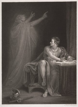 Julius Caesar; Act IV Scene III; Brutus’ Tent … by Richard Westall