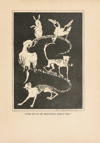 ‘Jump on to my beautiful curly tail’ by Jean de Bosschère