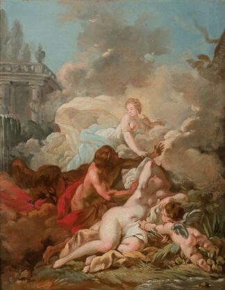 Jupiter et Sémélé by Jean-Baptiste Deshays