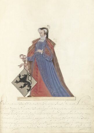 Jutta van der Leck, vrouwe van Culemborg by Nicolaes de Kemp