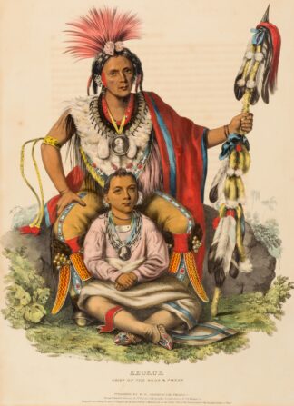 Keokuk. Chief Of The Sacs And Foxes by Charles Bird King