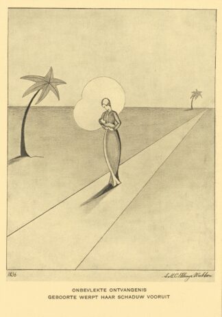 Kerstkaart voor 1936 by Anonymous