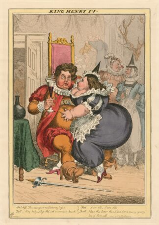 King Henry IV [part 2], Falstaff, Thou dost give me flattering busses by William Heath