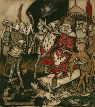 King Henry IV, pt. 1, act V, scene 1 by Arthur Rackham