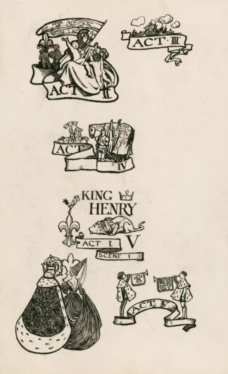 King Henry V; Headings by Byam Shaw