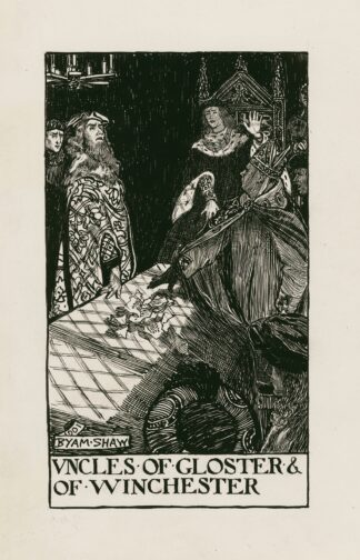 King Henry VI, part 1; Uncles of Gloster & of Winchester by Byam Shaw