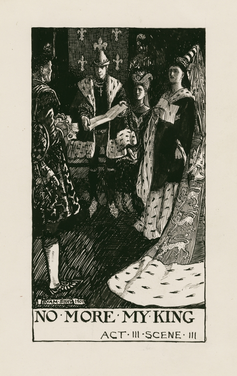 King Henry VI, part 3; No more my king Act III Scene III by Byam Shaw