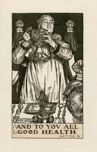 King Henry VIII; And to you all good health Act I Scene IV by Byam Shaw