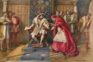 King Henry VIII; III, 2, the fall of Cardinal Wolsey by Henry James Haley