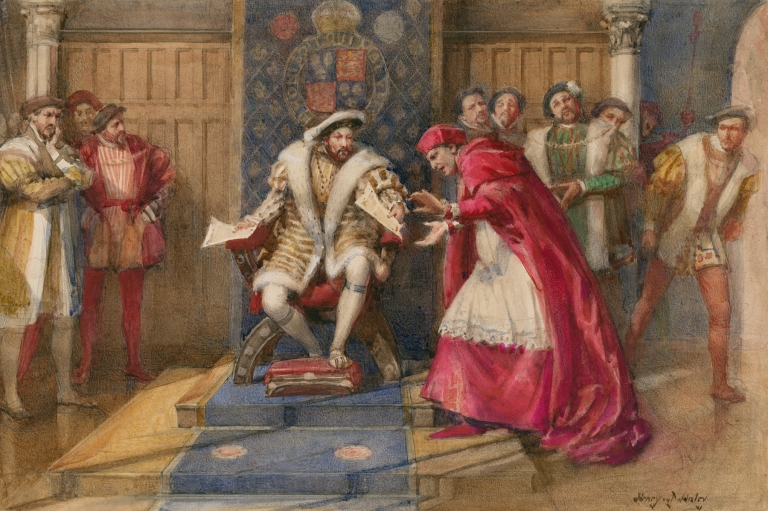 King Henry VIII; III, 2, the fall of Cardinal Wolsey by Henry James Haley