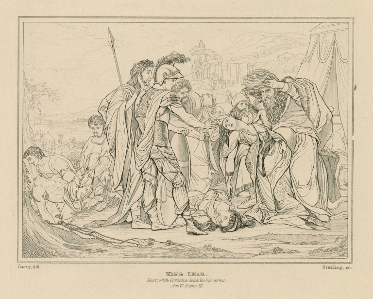 King Lear, Lear with Cordelia dead in his arms, act V scene III by William Francis Starling