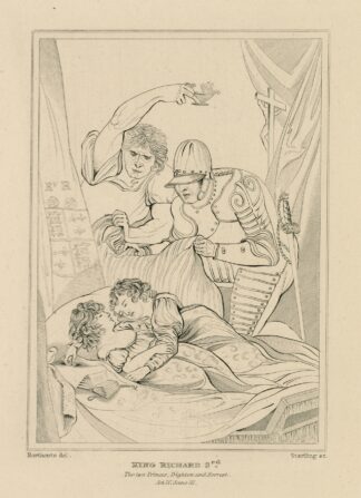 King Richard 3rd, the two princes, Dighton and Forrest, act IV, scene III by William Francis Starling