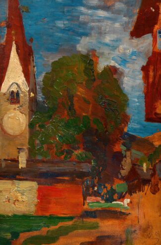 Kirche in Taufers by Tina Blau
