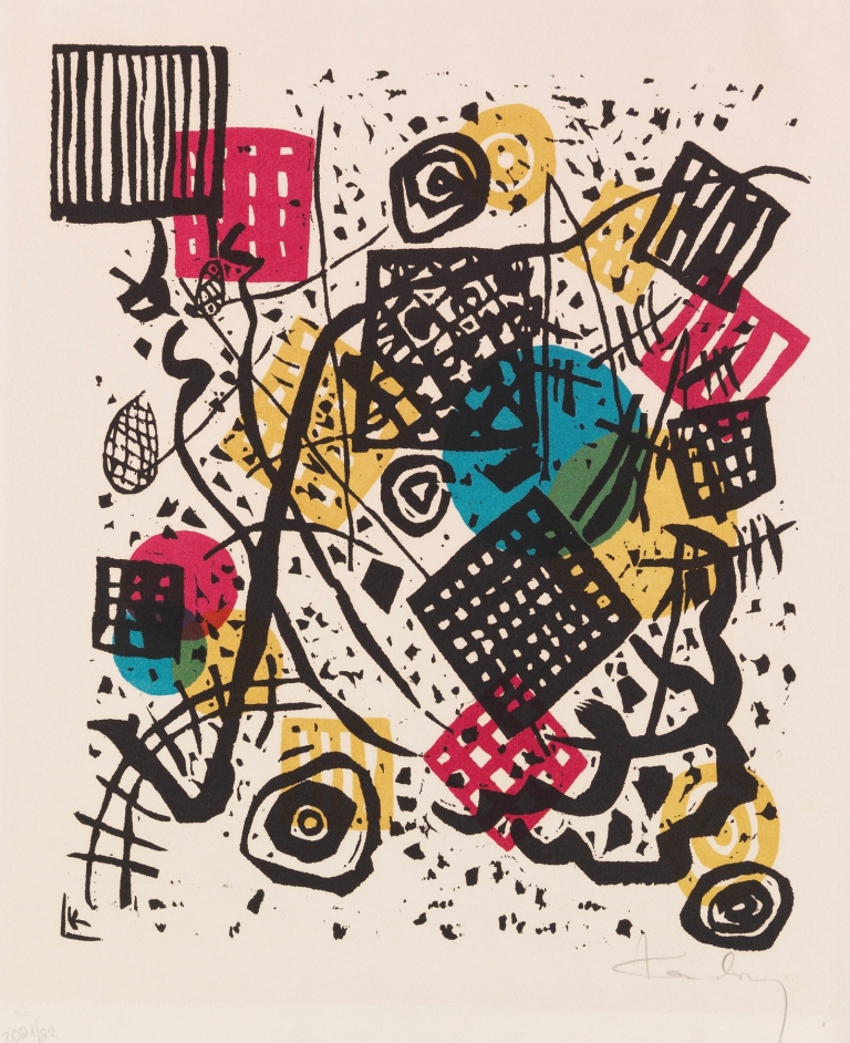 Kleine Welten V by Wassily Kandinsky