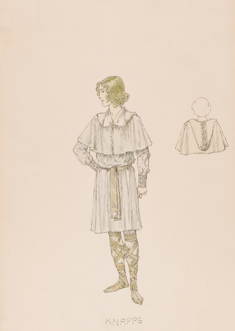 Knappe by Heinrich Lefler