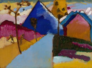Kochel – Straight Street by Wassily Kandinsky