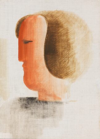 Kopf nach links by Oskar Schlemmer