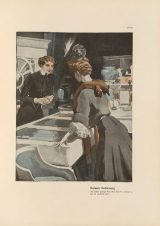 Kulante Bedienung by Ferdinand Freiherr von Reznicek
