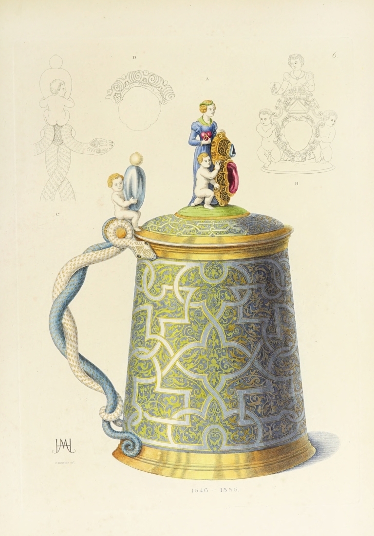 Kunstwerke und Geräthschaften des Mittelalters und der Renaissance Pl.06 by Carl Becker