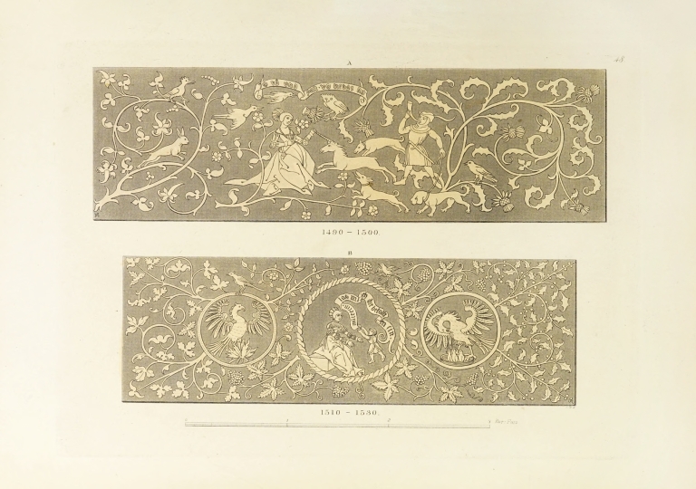 Kunstwerke und Geräthschaften des Mittelalters und der Renaissance Pl.48 by Carl Becker
